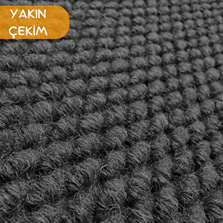 Beylini Çelik Halı Kaymaz Dayanıklı Kesilebilir Yoğun Trafik Alanları Ofis Iş Yolluk Araç Oto Paspası Zemin Döşeme Lateks Taban 9mm Kalınlık