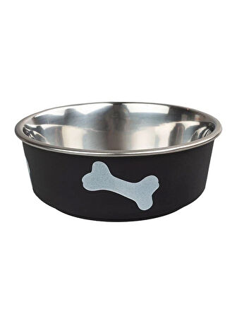 Pati Desenli Siyah Mama Kabı 21Cm 1850Ml