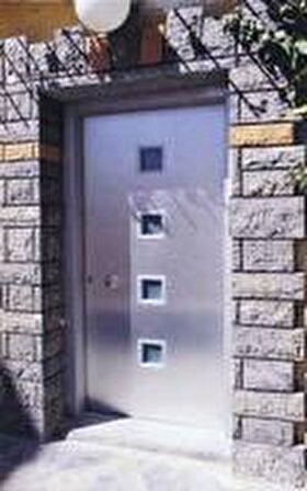 ZKMNH Kurşun Geçirmez Camlı Parmak izli Kameralı Çelik Kapı 3