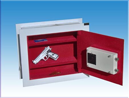 00060E GÖMME ELEKTRONİK ŞİFRELİ ANKASTRE DUVAR KASASI 606014CM