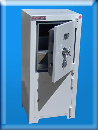 008AÖÇSA MERSİN MODEL BEYAZ ALTI DOLAPLI ANAHTARLI ÇELİK PARA KA
