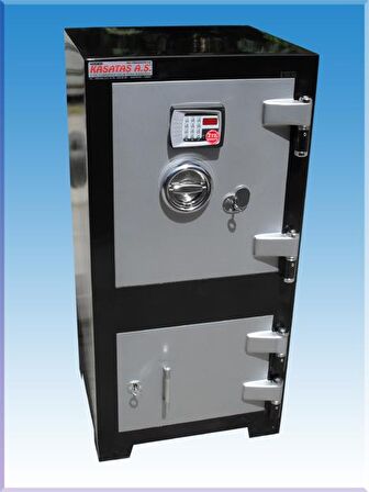 008ÇZEV OFİS TİPİ TAM DİJİTAL TANK ZIRHLI ALTI DOLAPLI ÇELİK PARA