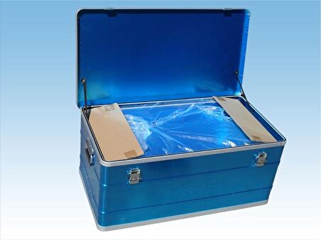 15Kg KAPASİTELİ ALÜMİNYUM ORTA BOY SANDIK KASA 775424333MM 109L