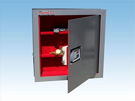 060E EV TİPİ ELEKTRONİK ŞİFRELİ VE ACİL AÇMA ANAHTARLI GRİ RENK A