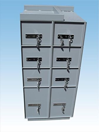 EK8 GÖZ BANKA KİRALIK KASASI İÇİ METAL DEN KUTULU MODEL 6 ORTA