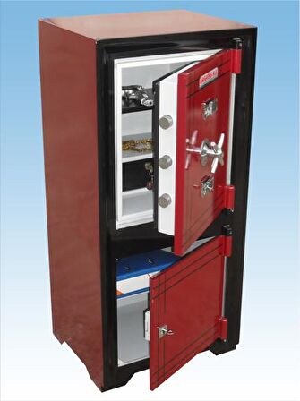 009AÖ ÖZEL OFİS TİPİ ALTI DOLAPLI DIŞI BORDO RENK ÇERÇEVESİ