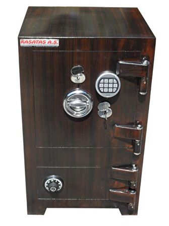 007MÇZE GAZİANTEP TİPİ KOYU CEVİZ RENK ALT DOLAP MEKANİK ŞİFRELİ