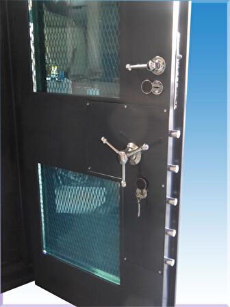 BR7 KURŞUN GEÇİRMEZ HALFETİ TİPİ 2 ADET ÇİFT YÖNLÜ KOLLU KAPI KAP