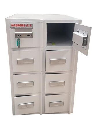 8 GÖZ KROM AĞIZLIKLI EMANET KASA 72,54765CM 70Kg 299
