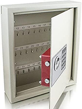 KREM RENK DASH TİPİ 40 ANAHTARLIK ELEKRONİK ŞİFRELİ ACİL AÇ