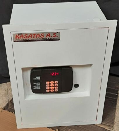 MAKFANS ELEKTRONİK ŞİFRELİ ACİL AÇMA ANAHTARLI DUVAR KASASI 4639