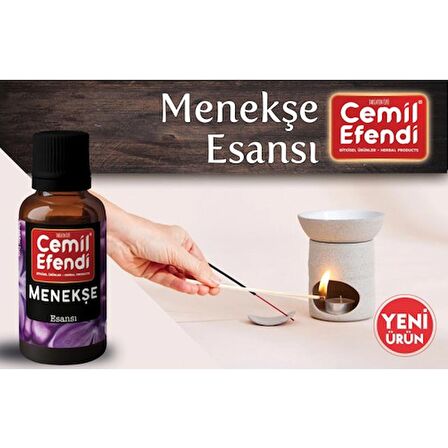 Cemil Efendi Menekşe 10 ml Esansiyel Uçucu Buhurdanlık Yağı Difüzör Esansı Oda Kokusu