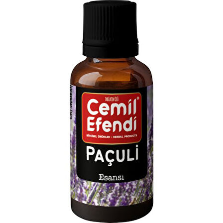 Cemil Efendi Paçuli 10 ml Esansiyel Uçucu Buhurdanlık Yağı Difüzör Esansı Oda Kokusu