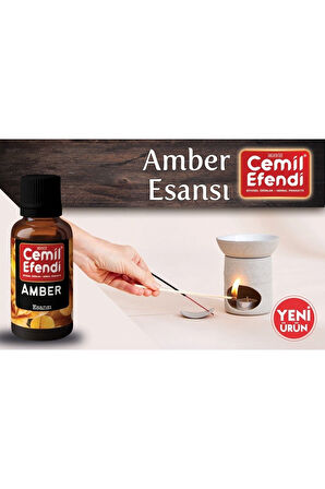 Amber 10ml Esansiyel Uçucu Buhurdanlık Koku Yağı Yağı Difüzör Esansı Hobi Esans Oda Kokusu