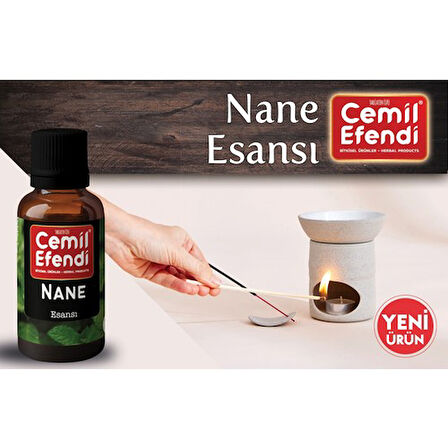 Cemil Efendi Nane Bitkisel 10 ml Esansiyel Uçucu Buhurdanlık Yağı Difüzör Esansı Oda Kokusu