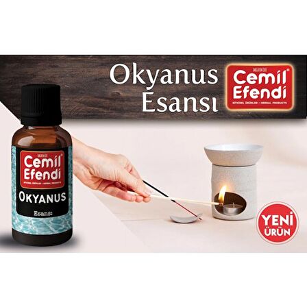 Cemil Efendi Okyanus 10 ml Esansiyel Uçucu Buhurdanlık Yağı Difüzör Esansı Oda Kokusu