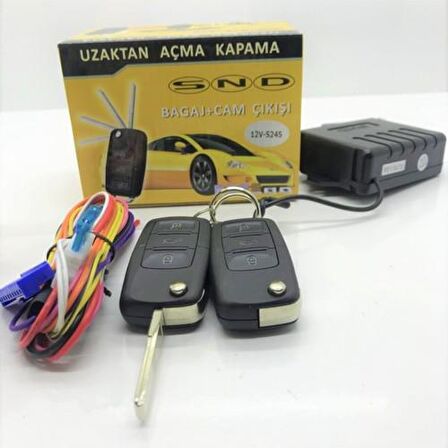 SND 12V Sustalı Uzaktan Açma Kapama Alarm Seti