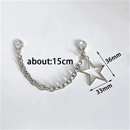 Yıldız Ayakkabı Aksesuarı Shoes Zincir Adet 