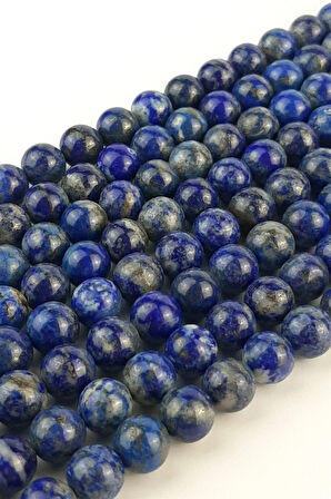 Lapis Lazuli Doğal Taş 8 mm 1 Dizi