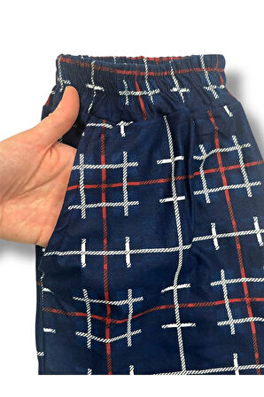Cepli Ipeksi Dokulu Süet Pijama Alt Unisex