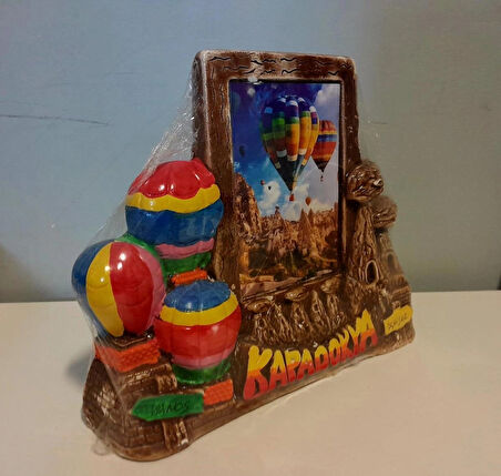 AthStore Kapadokya Peribacası Alçı Fotoğraf Çerçevesi
