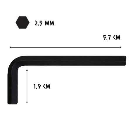 Cer-Pa Norm Tekli Alyan Kısa - 2.5 mm.