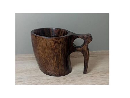 Kuksa, Ceviz Ağacı, El Oyması, 200 ml