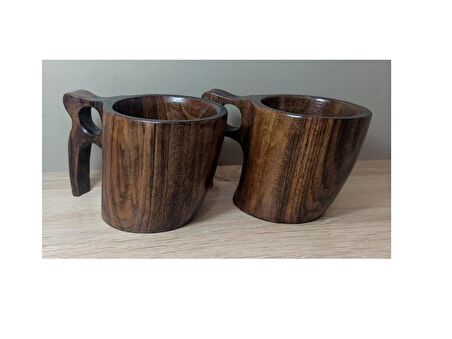 Kuksa, Ceviz Ağacı, El Oyması, 200 ml