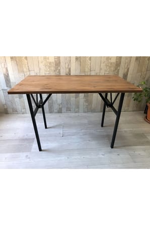 bahçe balkon çayseti masası  90x50cm orta sehpa, yan sehpa, sehpa, masa ceviz