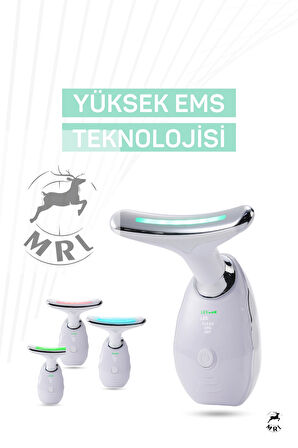 Yüz Ve Boyun Kırşıklık Giderici ( Gıdık,Sarkma,Kırışıklık) YÜKSEK EMS Güzellik Cihazı