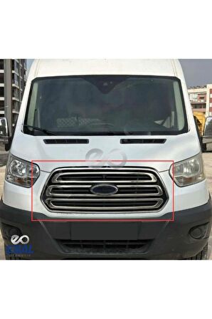 Ford Transit Krom Ön Panjur+Çerçeve 5 prç. 2014-2019 P.Çelik