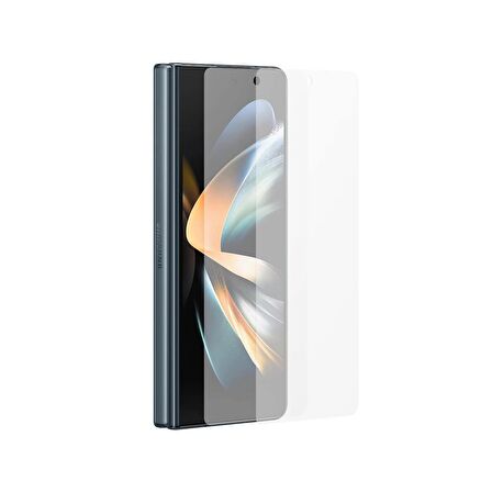 Samsung Galaxy Z Fold 6 Sadece Ön Hayalet Kılıflı Kesim Ekran Koruyucu Kaplama