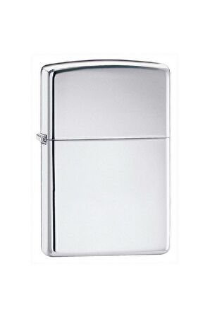 Zippo Çakmak Polish Parlak Gri Hediyelik Benzin Taş Set du10polis