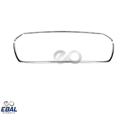 Ford Transit Krom Ön Panjur Çerçevesi 2 Parça 2013-2019 Arası Paslanmaz Çelik