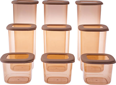 Karaca Rise 9'lu Saklama Kabı Bal Köpüğü