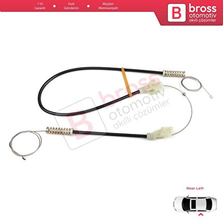 Land Rover Freelander MK1 1997-2006 3/5 Kapı ALR8179 İçin MANUEL Arka Sol Kapı Cam Kriko Tamir Seti