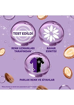 Rinso Argan Özü Renkliler için Sıvı Deterjan 50 Yıkama 3 lt