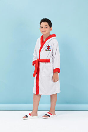 ÖZDİLEK DSNY SPIDERMAN GREY GRI NAK. BORNOZ 5-6