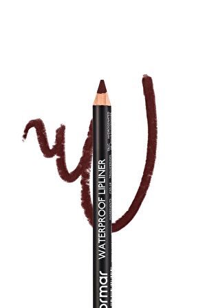 Flormar Suya Dayanıklı Dudak Kalemi (KAHVE) - Waterproof Lipliner - 244 Chocolate Fondue - 8690604567591