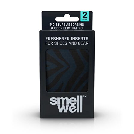 SmellWell Aktif Ayakkabı Koku Giderici Yastıkçık - Siyah Zebra