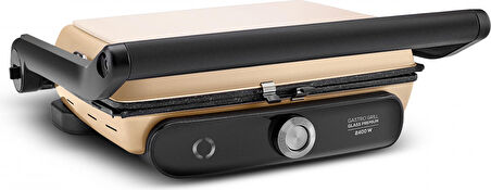 Karaca Gastro Grill Glass Premium 2400W Tost Makinesi Mineral Gold
