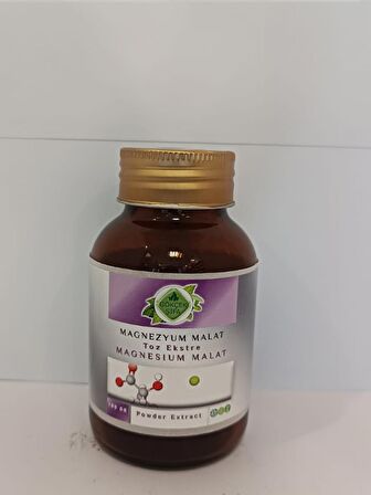 Magnezyum Malat Toz Ekstresi 100 Gr. Cam Kavanoz