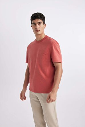 DeFacto Regular Fit Bisiklet Yaka Kısa Kollu Tişört B6496AX24SPOG565