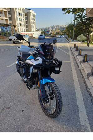 CF MOTO 450 MT Siperlik Ön Cam 2024 Model 55cm açıkfüme Renkli 4mm UZUN CAM