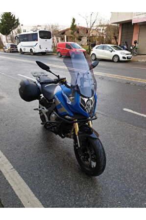 CF MOTO 650 MT Siperlik Ön Cam 2024 Model 56cm Açıkfüme Renk 4mm UZUN CAM