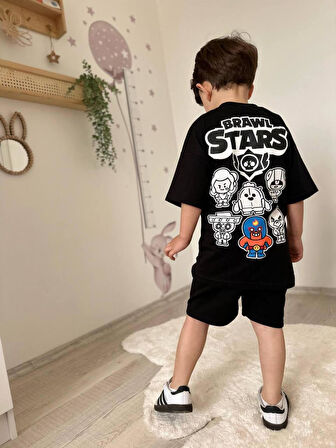Cg Kids Sırt Baskı Karakter Baskılı Erkek Çocuk Alt Üst Takım