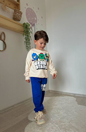 Cg Kids Brawl Stars Erkek Çocuk Takım 3 Iplik Süper Kalite