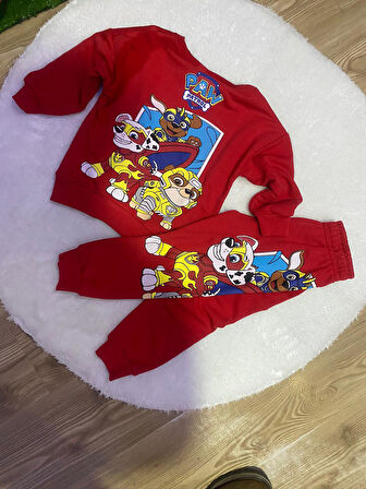 Paw Patroll Takım Erkek Çocuk 3ip Kumaş Eşofman Takım