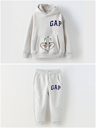 Bugs Bunny Grimelaj Renk Erkek Çocuk Eşofman Takım