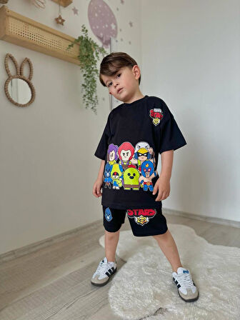 Cg Kids Karakter Baskılı Erkek Çocuk Alt Üst Takım